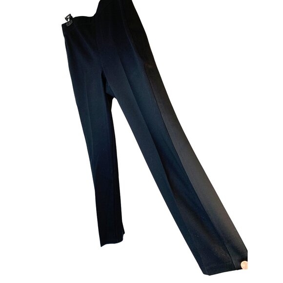 Spanx Womens Black 20287T Pull-On Ponte Tux Stripe Pants XL 10035 EUC - Picture 6 of 12